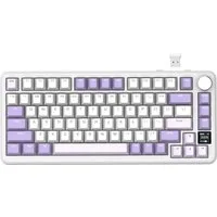 ATTACK SHARK X85PRO Mechanische Tastatur mit drei Modi,TFT-Bildschirm Gaming-Tastatur (75 % CNC-Knopf, 5-lagige Polsterung, Hot-Swap-Linearschalter, RGB)