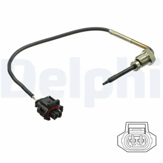 Delphi Abgastemperatursensor Chevrolet Epica KL1 2,0 D TS30208