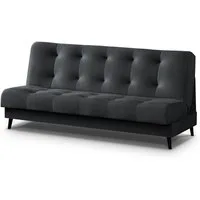 Beautysofa 3-Sitzer Polstersofa Nancy im Skandinavischen Stil, Liegefläche: 195 x 116 cm, mit Schlaffunktion und Bettkasten