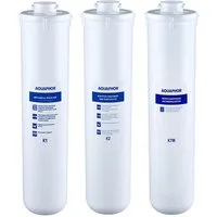 AQUAPHOR Wasserfilter Set K1 K2 K7M, Zubehör für Umkehrosmose AQUAPHOR DWM 101S, 102S/ Vorfilter plus Remineralisierung K7M