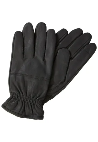 camel active - Lederhandschuhe mit Screen-Tab Funktion asphalt - Gr. - M