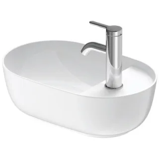 Duravit Luv Aufsatzbecken Weiß Hochglanz / Weiß Seidenmatt, 420 mm - 0381422600 0381422600