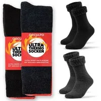 OCCULTO Thermosocken Damen & Herren Ultra Thermosocken 2er Pack (Modell: Yuki) (2-Paar)