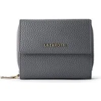 Lazarotti Geldbörse Bologna Leather Zip-Around Geldbörse Leder 12 cm