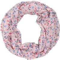 MIRROSI Loop Damen Schal mit Blümchen Muster ca. 45x78cm, Schlauchschal, (Zweimal um den Hals wickelbar), Damen Halstuch Stola ideal für Frühling,Sommer, Herbst