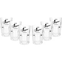 100% Gläser-Set Thoquino Cachaca Glas - 6x Longdrinkgläser + 1x Tanktop Unterhemd Ma