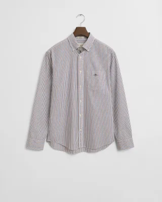 GANT - Regular Fit Classic Popeline Hemd mit Streifen plumped red - Gr. - XXXL