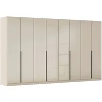 OTTO home Drehtürenschrank Kleiderschrank Kleiderschränke Schrank Garderobe AGORDO mit Glasfront (in zwei Griff-Farben, Breiten 91-405 cm) durchdachte Innenausstattung, in 8 Breiten und 2 Höhen MADE IN GERMANY