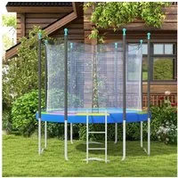 SPORTNOW Trampolin-Abdeckplane Trampolin Randschutz, Reißfest UV-resistent, Wasserdicht (Federabdeckung, 1-St., Randabdeckung), für Gartentrampoline, Mehrfarbig