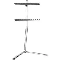 LogiLink TV-Ständer BP0080, (TV-Halterung chrom mit V-Fuß 49-70'' max 40 kg)