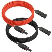 ARLI Solaranlage 5m Solarkabel Verlängerungskabel rot + schwarz 6 mm² mit Solarstecker, (5m, 1-St., Kabel), Solarstecker Solar Kabel Stecker