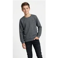 Name It Sweatshirt NKMVIMO für Jungen mit Bündchen und klassischer Form unifarben, casual, regular fit, Baumwollmischung, Rundhals