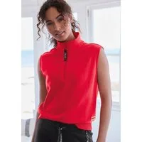 Bench. Loungewear Sweatshirt mit Reißverschluss am Stehkragen, Loungewear
