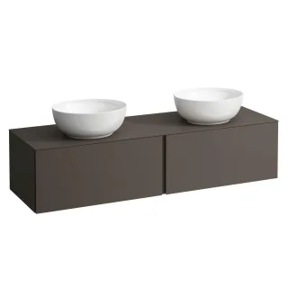 LAUFEN Waschtischunterschrank und Waschtischplatte ALESSI 500x1600x370 H4303540974291