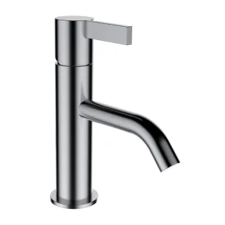 LAUFEN Waschtischarmatur Kartell LAUFEN Festauslauf Ausladung 115 mm ohne Ablaufventil PVD Edelstahl H3113310901001
