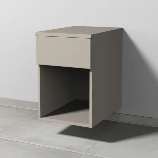 Sanipa Anbau-/Solitärschrank 2morrow (P3351) 510x350x520 Kaschmir-Matt, P33511U P33511U