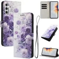 Wigento Handyhülle Für Samsung Galaxy A57 5G Kunstleder Klapp Book Wallet Motiv Schutz, Kartenfächer, Standfunktion