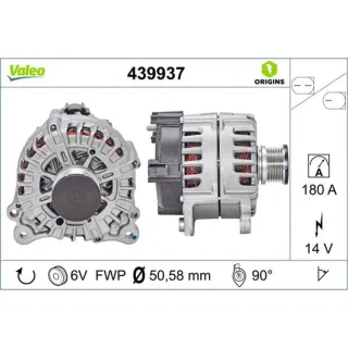 Valeo Lichtmaschine 180A Audi A6 C7 2,0 439937