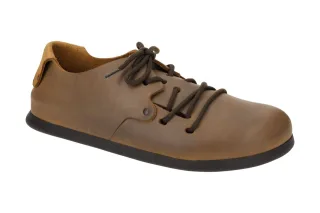 Birkenstock 1004851 Montana Schn?r Halbschuhe Braun Cuoio Echtleder