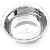 JAG SHAVING Rasierschale Rasierseifenschalen, hochwertige Rasierschale aus Edelstahl, 1 Stück, 1-tlg., Perfekt für die Schaumrasur für Männer