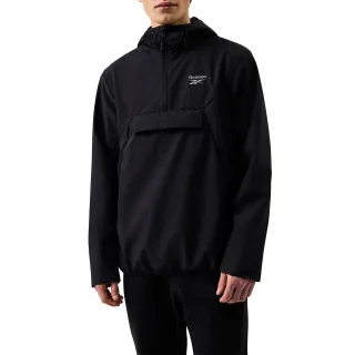 Reebok - "Burbage" Windrunner Jacke für Herren, Über den Kopf (Schwarz)