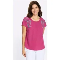 Sieh an! Klassische Bluse Schlupfbluse Kurzarm