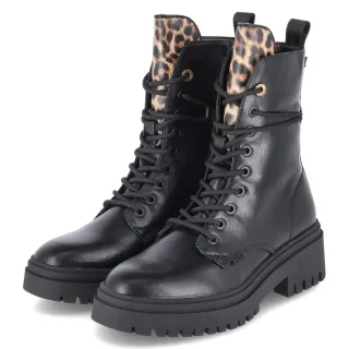 Mexx Schnürstiefeletten PRETTY KETO - Gr. 37 - Schwarz - Synthetik