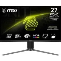 MSI MAG 27CQ6PF Curved-Gaming-Monitor (69 cm/27 ", 2560 x 1440 px, WQHD, 0,5 ms Reaktionszeit, 180 Hz, VA LED, 3 Jahre Herstellergarantie, höhenverstellbar)