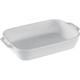 Staub Auflaufform Keramik, weiß, 34x24cm