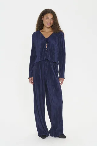 Casual Hose ZuniSZ Casual Hose Gerade Passform dark blue