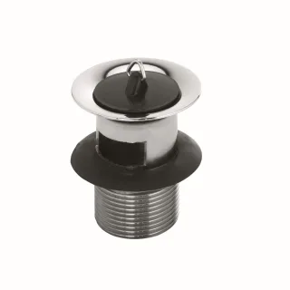 Kludi Schaftventil Waschtisch-u.Bidet-Sifon G 1 1/4 o. Kettenhalter chrom 1042705-00