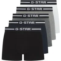 G-STAR Boxershorts HEMLOCK, 5 PACK TRUNKS (Packung, 5-St) Bund mit Logoschriftzug