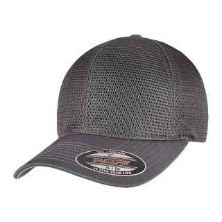 Flexfit - "360 Omnimesh" Baseball-Mütze (Holzkohle)
