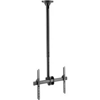 HALTERUNGSPROFI TV-Deckenhalterung DH6002L, (bis 70,00 Zoll, Neigbar, Drehbar, Höhenvestellbar, extra lang)