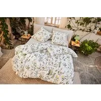 OTTO home Bettwäsche Claara, Renforcé, 2 teilig, mit Blumen Design, skandinavisch, romantische Bettwäsche