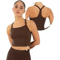 Smilodox Tanktop Vonda, Crop Top Damen, Sport-Top für Gym,Yoga & Freizeit Racerback, Seamless, Shaped Fit, Rundhals, atmungsaktiv