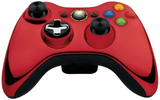 Microsoft Xbox 360 Controller Wireless chromrot