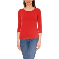 Alkato Longshirt Alkato Damen Shirt 3/4 Arm mit Rundhals