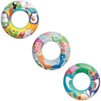 Bestway Schwimmring Wasserabenteuer Ø 51 cm, Kinder Schwimmreifen l 1 Stück zufällige Variante