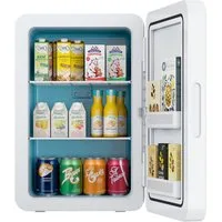 Rebonique Table Top Kühlschrank AQ-22L, 22L Mini Kühlschrank, Min: 17°C unter Umgebungstemperatur/Max: 65°C