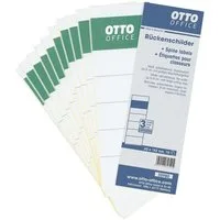 Otto Office Etiketten, für Ordner, 10 Stück, 62x192 mm, selbstklebend