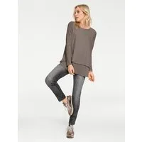 heine T-Shirt Rundhals-Shirt Langarm