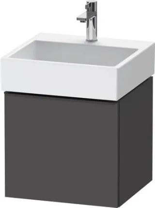 Duravit D-Neo Waschtischunterbau wandhängend Graphit Matt 484x442x440 mm - DE42700BD490000 DE42700BD490000