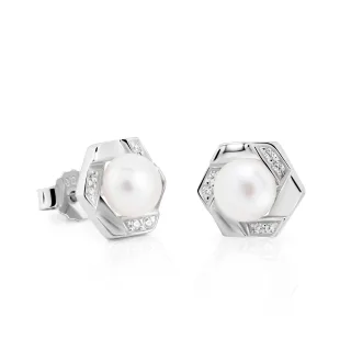 Orphelia 'Aliva' Damen 925er Sterling Silber Ohrstecker - Silber ZO-7469