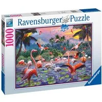 Ravensburger Puzzle 1000 Teile Ravensburger Puzzle Pinke Flamingos 17082, 1000 Puzzleteile