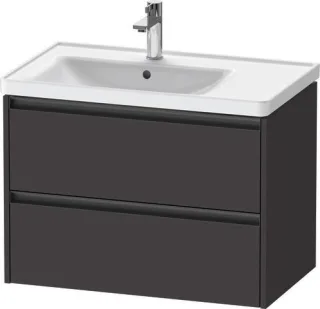 Duravit Ketho.2 Waschtischunterbau wandhängend Graphit Supermatt 784x455x549 mm - K25285080800000 K25285080800000