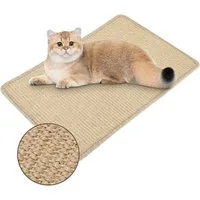 SinLaw Kratzmatte Katze Kratzmatte, natürliche Sisal Kratzmatte, Möbel Fußmatte, (1-tlg), Umweltfreundlich und natürlich, Rutschfeste Unterseite