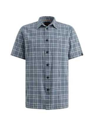 PME Legend - The James s/s Indigo Inject Check real indigo - Gr. - L