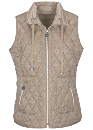 CLARINA - Weste camel - Gr. - 36
