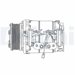Delphi Klimakompressor Honda CR-V 2 2,0 RD5